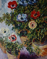 Цветы. Клод Моне. 30x40