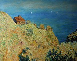 Дом у моря. Клод Моне 100x80