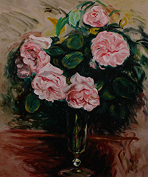 Розы. Пьер Огюст Ренуар. 60x80