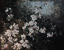 Цветение яблони. Томм Дарья. 70x80